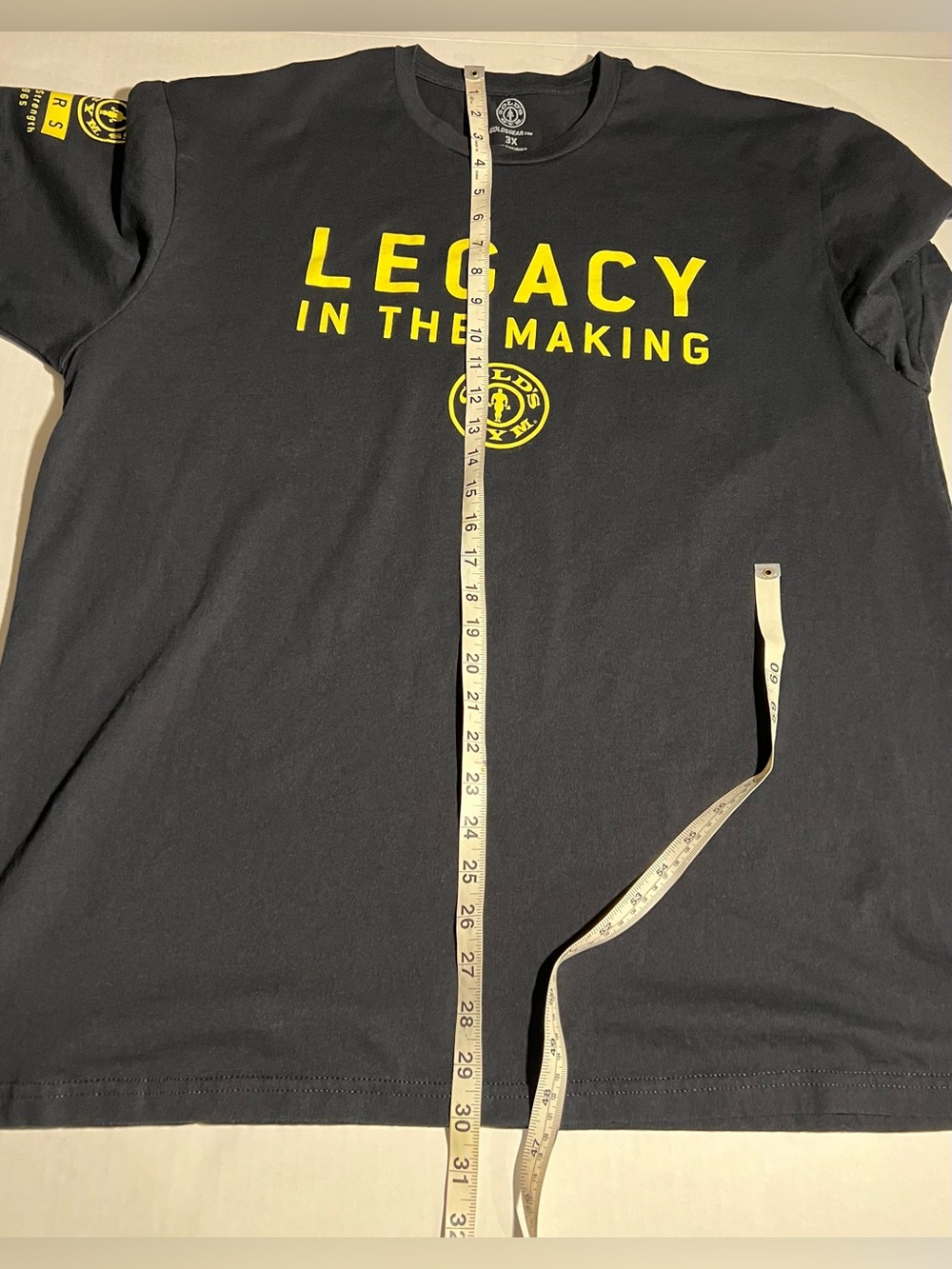 Gold's Gym Shirt Mens 3XL Black Legacy In The Making 50 Years Graphic Logo Gym - Picture 2 of 8